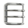 thumbnail image 1 of 1 5/8" (40 mm) Nickel Free Double Prong Square Roller Belt Buckle, 1 of 1