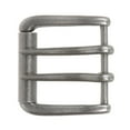 thumbnail image 1 of 1 5/8" (40 mm) Nickel Free Double Prong Square Roller Belt Buckle, 1 of 1