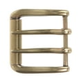 thumbnail image 1 of 1 5/8" (40 mm) Nickel Free Double Prong Square Roller Belt Buckle, 1 of 1