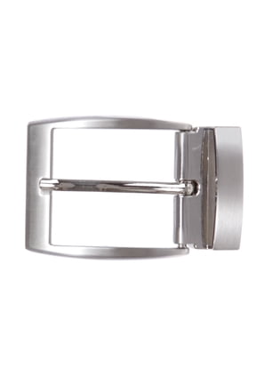1 5/8" (40 mm) Nickel Free Rectangular Clamp Belt Buckle