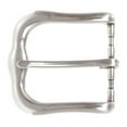 thumbnail image 1 of 1 5/8" (40 mm) Western Silver Tone Single Prong Belt Buckle, 1 of 2
