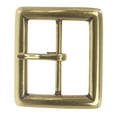 thumbnail image 1 of 1 5/8" (42 mm) Nickel Free Single Prong Center Bar Square Belt Buckle, 1 of 1