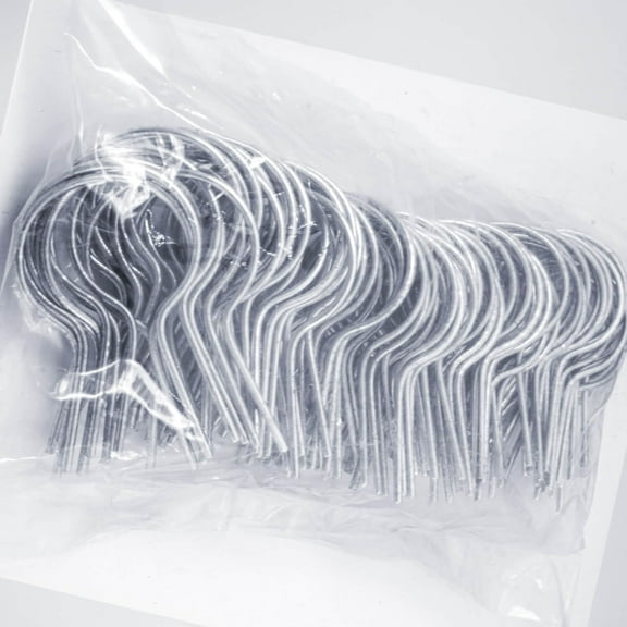 1-5/8" 9 Gauge Preformed Chain Link Fence Twist Tie Wire for Installing Chain Link Mesh. 100 Count