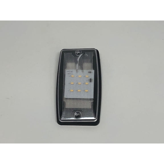 (1) 5.8"L x 3.1"W White 9 LED Interior Dome Light Camper RV Trailer Truck Bus