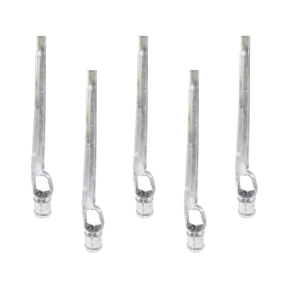 1 5/8" x 1 5/8" Vertical Straight 3-Strand Barb Wire Arms for Chain Fence (Pack of 5)