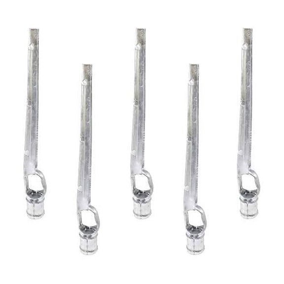 1 5/8" x 1 5/8" Vertical Straight 3-Strand Barb Wire Arms for Chain Link Fence (Pack of 5)$$Garden & Patio