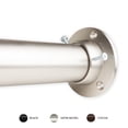 thumbnail image 1 of 1.5" Adjustable Closet Rod 28-48 inch and Socket Set - Satin Nickel, 1 of 5