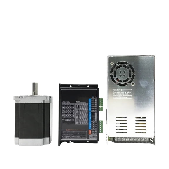 1-5 Axis Nema34 Stepper Motor Drive Power Kit 4.5/8.5/12NM 86mm 2PH 6A 14mm Shaft Motor for CNC Router Single Axis Robotic Arm - 1 AXIS MOTOR KIT_12NM