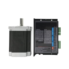 1-5 Axis Nema34 Stepper Motor Drive Power Kit 4.5/8.5/12NM 86mm 2PH 6A 14mm Shaft Motor for CNC Router Single Axis Robotic Arm ,Easy to Use - 1 AXIS DRIVE KIT_12NM