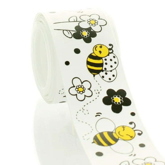 1.5" Bumblebee Grosgrain Ribbon 5 Yard