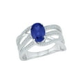 thumbnail image 1 of 1/5  CTTW STERLING SILVER LAB CREATED BLUE SAPPHIRE  FASHION  RING, 1 of 3