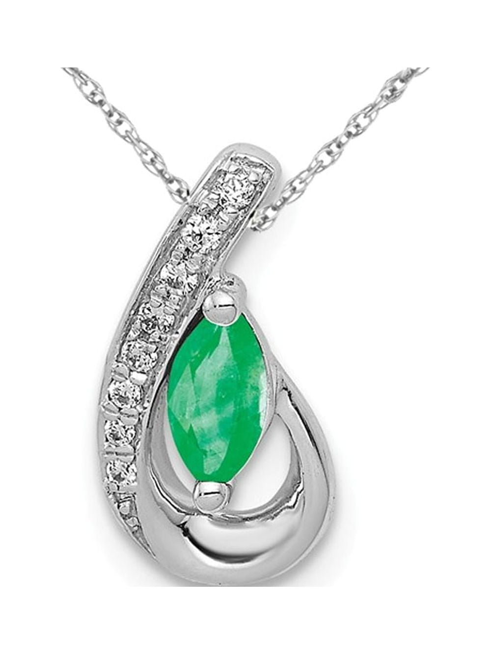 Edwardian Rose cut Diamond and Emerald Necklace– Gloria's Jewelers