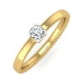 thumbnail image 1 of 1/5 Carat Diamond Solitaire Engagement Ring Band in 14K Yellow Gold (Ring Size 7.75), 1 of 4