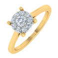 thumbnail image 1 of 1/5 Carat Prong Set Diamond Engagement Ring in 14K Yellow Gold (Ring Size 5.75) (I1-I2 Clarity), 1 of 4