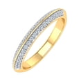 thumbnail image 1 of 1/5 Carat Prong Set Diamond Wedding Band Ring in 14K Yellow Gold (Ring Size 4.25), 1 of 7