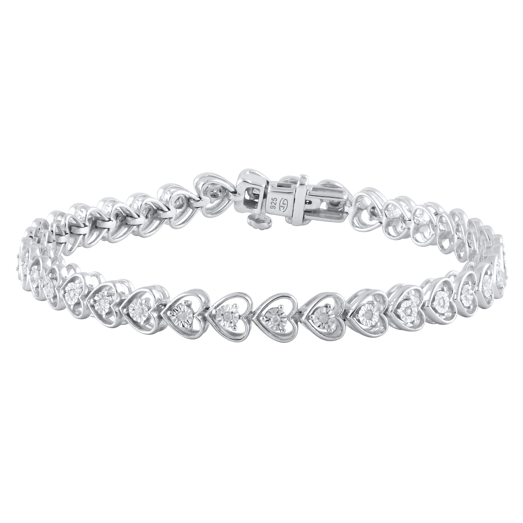 Buy quality 925 sterling silver cuban diamond bracelet men in Surat