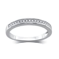 thumbnail image 1 of 1/5 Carat T.W Cubic Zirconia Sterling Silver Wedding Band, 1 of 3