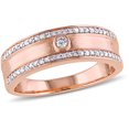 thumbnail image 1 of Everly Women's Diamond 10k Rose Gold Wedding Ring, 1 of 1