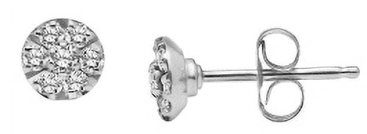 1/5 Carat T.W. Diamond 10kt White Gold Earrings