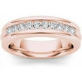 thumbnail image 1 of 1/5 Carat T.W. Diamond 14kt Rose Gold Wedding Band, 1 of 5