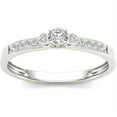 thumbnail image 1 of 1/5 Carat T.W. Diamond Three-Stone 10kt White Gold Engagement Ring, 1 of 1