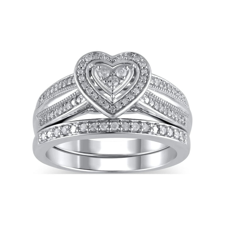 1 5 Carat T.W. I3 clarity I J color Forever Bride Heart Shaped