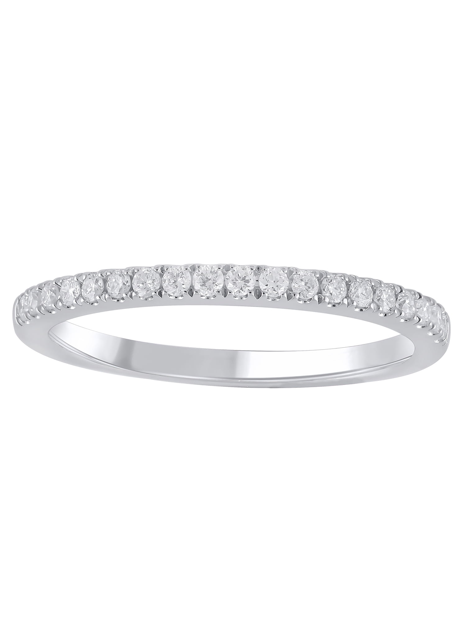 1/5 Carat T.W. (SI Clarity, H-I Color) Brilliance Fine Jewelry Lab Grown Diamond Wedding Band in Sterling Silver, Womens, Size 8