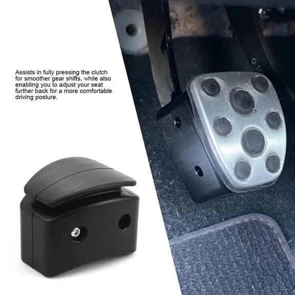 1.5" Clutch Pedal Pad Extender For 1994-2025 Ford Mustang Shelby Roush Saleen