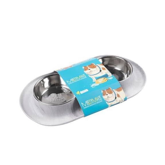 1.5 Cup Marble Double Dog Feeder