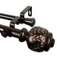 thumbnail image 1 of 1.5" Dia Adjustable 110" to 156" Quinton Traverse Rod with Rings - Cocoa, 1 of 3