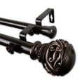 thumbnail image 1 of Leon Double Curtain Rod 1" OD 160-240 inch - Bronze, 1 of 3