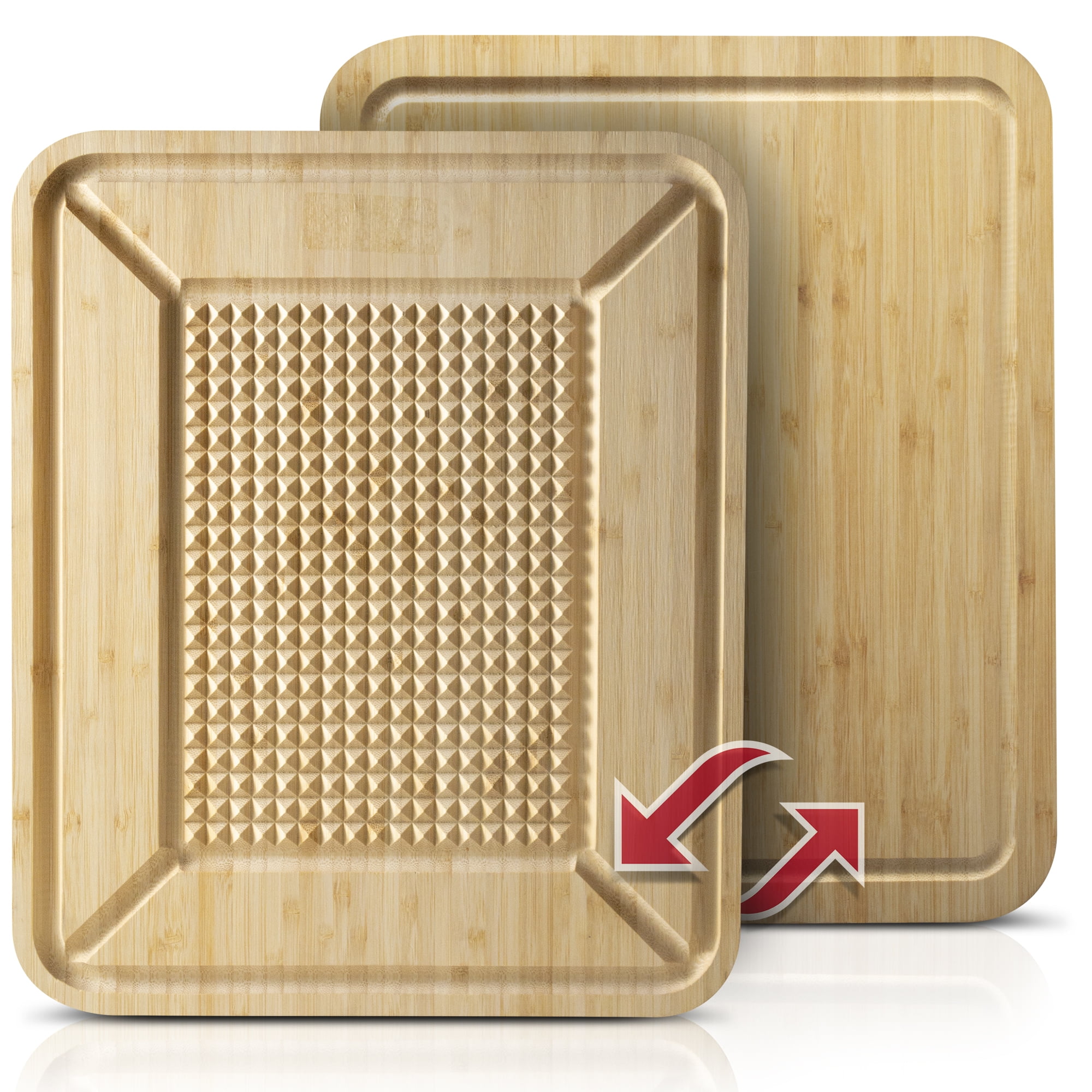 1.5" Extra Thick Bamboo Reversible Cutting Board with Juice Groove