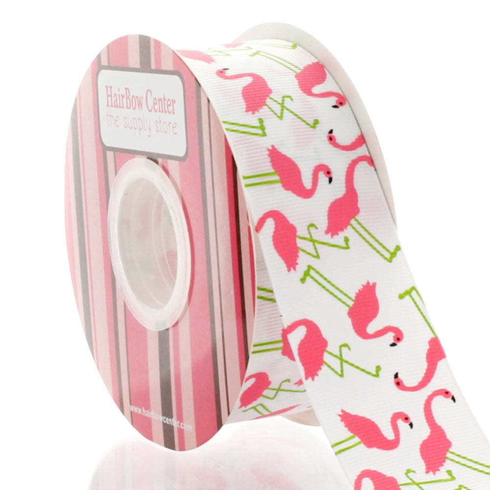 1.5" Flamingo Grosgrain Ribbon 100 Yard