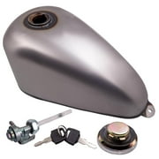 1.5 Gallon 5L Front Gas Fuel Tank Direct Mount for Sportster Ironhead Bobber 1955-1972 1956 1958 1960 1973 1974 1975 1976 1977 1978