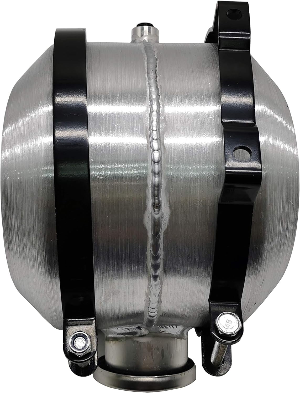 1.5 Gallon 8 x7.5" Spun Aluminum Gas Tank / Fuel Tank 1/4 NPT Outlet Center Fill