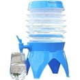 thumbnail image 1 of 1.5 Gallon Foldable Drink Dispenser : Water Juice Lemonade Dispenser Airtight and Leakproof,Countertop Clear Collapsible Beverage Dispenser with Stand,Drink Dispensers for Parties (1.5 Gallon), 1 of 7
