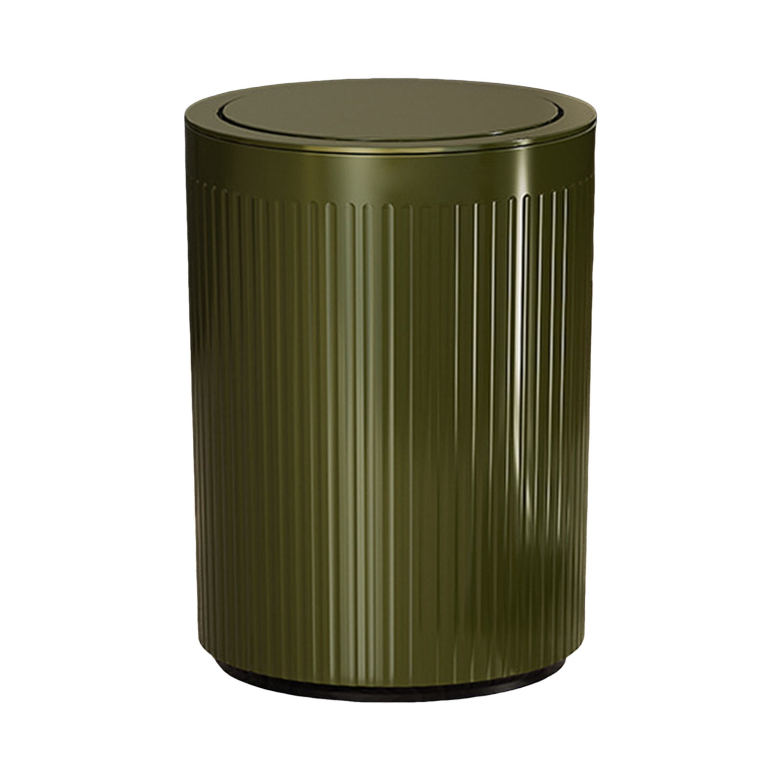 1.5 Gallon Can with Flip Lid - Modern Small Wastebasket for Bathroom, Bedroom, Office & Kitchen, Odor Control & Leak Proof Design