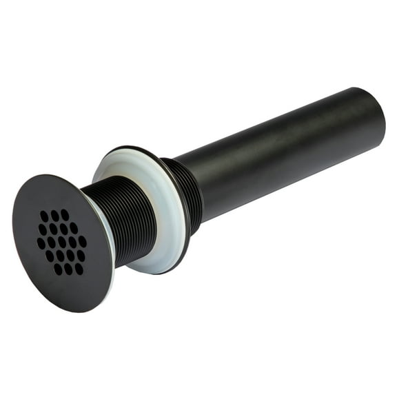 1.5" Grid Drain - Matte Black Finish