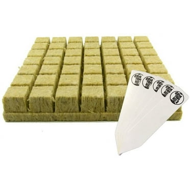 50 Cubi Di Lana Di Roccia Per Idroponica - Tappi Per Semina, Propagazione Piante, Serre - Foto 10