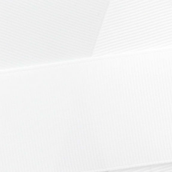 1.5" Grosgrain Ribbon Solid 029 White 5yd