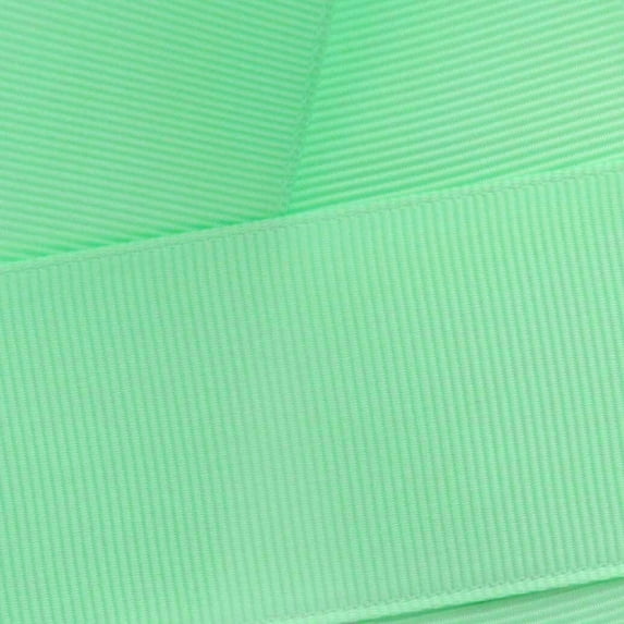 1.5" Grosgrain Ribbon Solid 530 Mint 50yd
