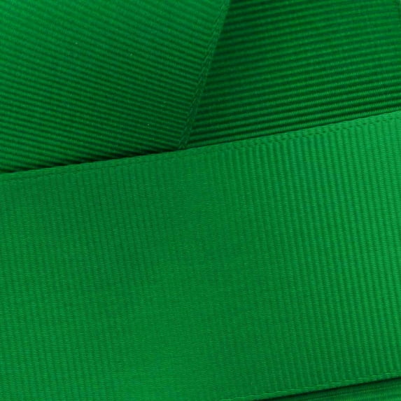 1.5" Grosgrain Ribbon Solid 580 Emerald 5yd