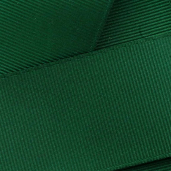 1.5" Grosgrain Ribbon Solid 587 Forest Green 10yd