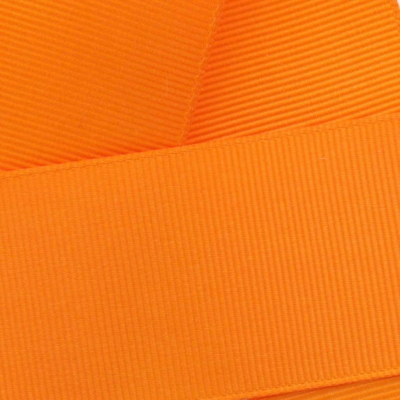 1.5" Grosgrain Ribbon Solid 668 Tangerine 10 Yard