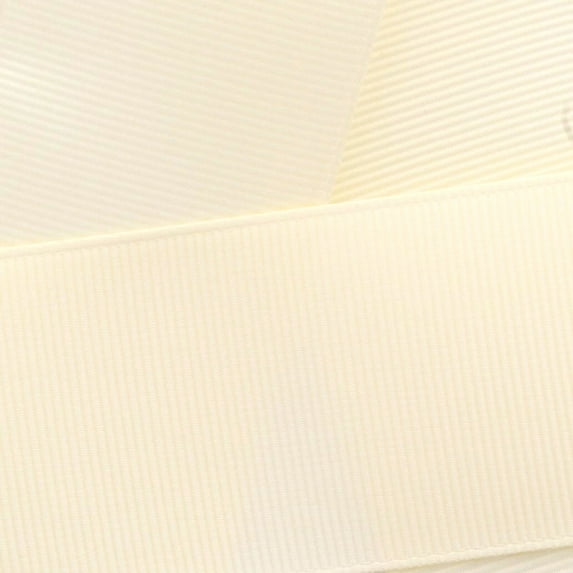 1.5" Grosgrain Ribbon Solid 815 Cream 10yd