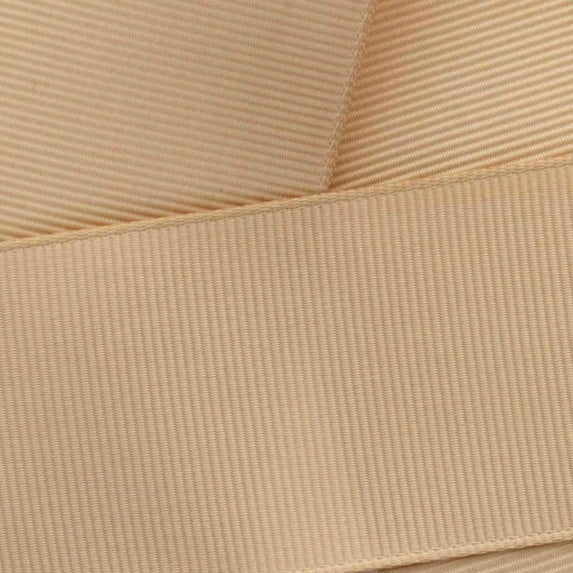 1.5" Grosgrain Ribbon Solid 835 Tan 10yd