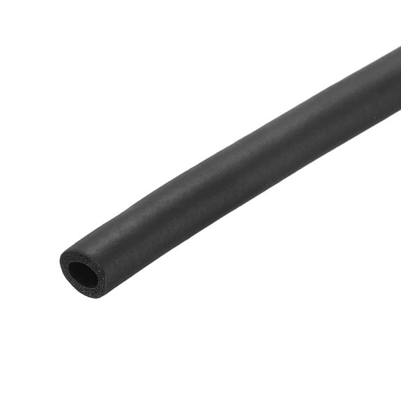 1/5" ID Pipe Insulation Foam Tube, EPDM Pipe Cover 1/3" OD Wrap Roll Bar Tubing 4.9FT Long - Insulation Freeze Heat Preservation for Guitar Stand/AC Units/Exercise Machine