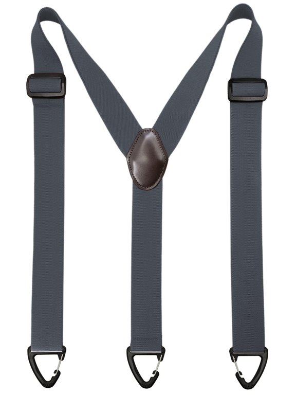 1.5 In Y Belt Loop Suspenders for Unisex Under Clothing with 3 Hooks.