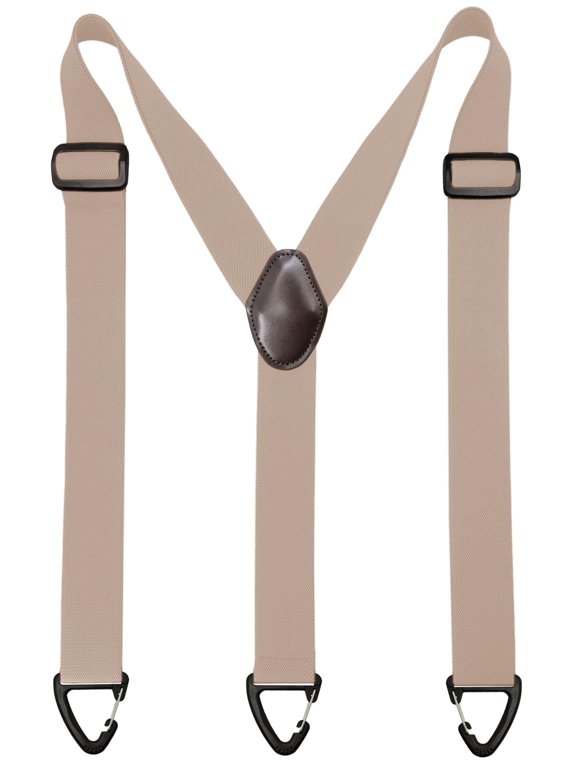 1.5 In Y Belt Loop Suspenders for Unisex Under Clothing with 3 Hooks.