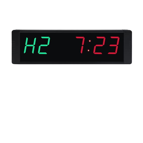 1.5 Inch 1.8 Inch Digits Clock Stopwatch, Gym Timer LED Interval Timer Digital Countdown Wall Clock Fitness Timer for Home